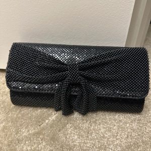 Black Beaded Clutch